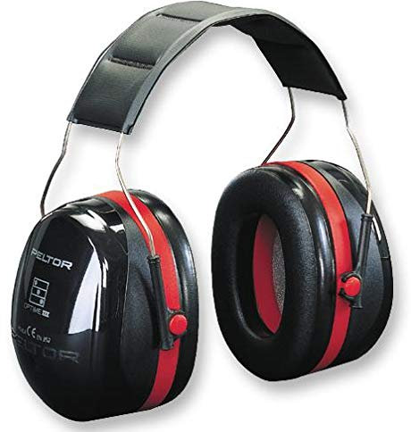 Optime Iii Gehörschutz, Kopfband, Ohrschutzart Muff, echte Ohrdämpfung 35dB, Standardabweichung 35dB, Farbe Rot & Schwarz, Persönlicher Schutz & Standortsicherheit
