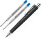 Faber-Castell - Kugelschreiber Poly Ball XB (schwarz + 2 Minen blau)