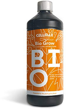 Cellmax Bio-Organic Grow | 100% organische Pflanzennahrung speziell für wachsende Pflanzen | Control Union Zertifizierung | Der Pflanzendünger kann sowohl innen als auch außen verwendet werden | 1L