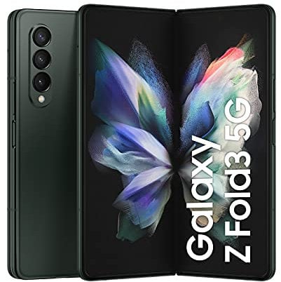 Samsung Galaxy Z Fold3 5G, faltbares Handy, Flexibles, großes 7,6 Zoll Display, 512 GB Speicher, in Phantom Green inkl. 36 Monate Herstellergarantie [Exklusiv bei Amazon]
