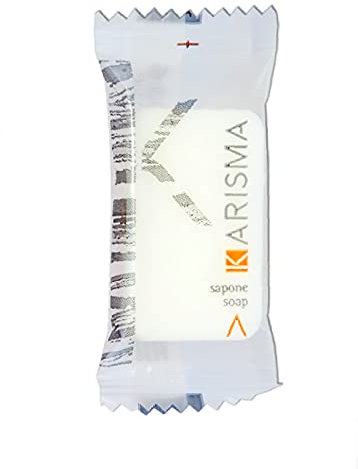 SAPONE RETTANGOLARE KARISMA SAPONETTA DA 14 g LINEA CORTESIA MONOUSO HOTEL (500)
