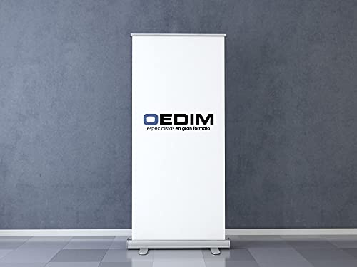 Oedim Personalisierbarer Werbeaufsteller Roll-up, 150 x 200 cm, Druck inklusive, maximale Druckqualität