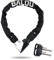 Kettenschloss Fahrrad 110 cm - Fahrradschloss Kette Sicherheitsstufe 10 - Motorrad Schloss Bike Lock, schwarz