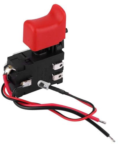 Bohrschrauber Trigger Schalter, Trigger Akkuschrauber Schalter, Schalter für elektrische Bohrmaschine, einstellbare Geschwindigkeit CW/CCW Auslöseschalter für Steuerung