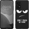 kwmobile Coque pour Smartphone Compatible avec Xiaomi Redmi Note 11 Pro/Note 11 Pro (5G) / Note 12 Pro (4G) - Housse de téléphone en Silicone Blanc-Noir