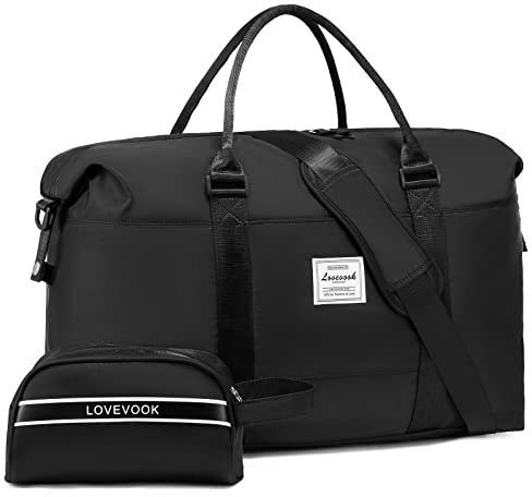 LOVEVOOK Reisetasche Damen 30L Sporttasche Handgepäck Tasche Weekender Schwimmtasche Wasserdicht Travel Duffle Bag Fitnesstasche Trainingstasche Frauen Kliniktasche für Reise Leichte Flugzeug