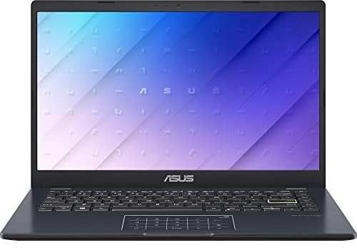 ASUS Vivobook 14 E410MA-BV2348WS - PC portatile nero 14 HD (Intel Celeron N4020, RAM 4 GB, 128 GB eMMC, Windows 11 Home S) Tecnologia Numpad Tastiera AZERTY Francese + Microsoft Office