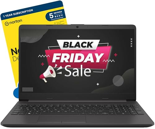 MESH Computers HP 250 G9 15.6-inch Laptop (Intel Core i7-1255U (12th Gen), 16 GB RAM, 512 GB SSD, Windows 11 Home) includes FREE Norton 360 Deluxe Anti Virus