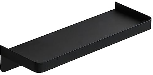 Biutimarden Duschablage Ohne Bohren,Schwarz Duschregal Edelstahl Selbstklebendes Badezimmer Regal Wandmontiertes Duschkorb Shampoo Halterung für Dusche,für Badezimmer Küche Wohnzimmer