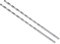 CoCud Extra Long Torsion Foret Mèches, 4mm Foret Diamètre 160mm Longueur, Haute Vitesse Acier Droite Queue Jobbeur Perceuse Mèche-(pour Bois Malleable Fer Aluminium Plastique) 2Pcs