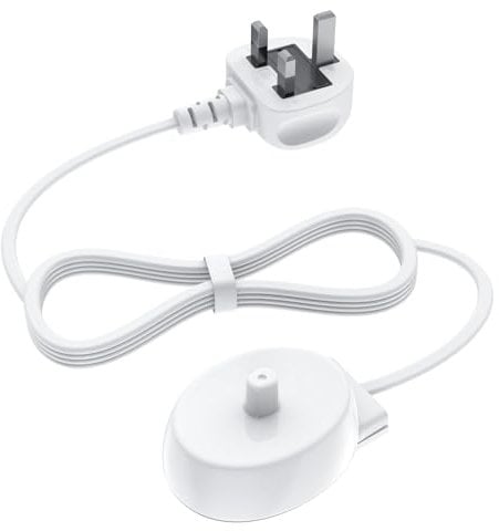 BENSN Electric Toothbrush Charger Compatible with Braun Oral B Pro 1 Pro 3 600 650 2000 2900 3500 3900 iO2 iO3 iO4 iO5 iO6 Vitality Pro Genius X Toothbrushes Chargers Adapter UK Plug