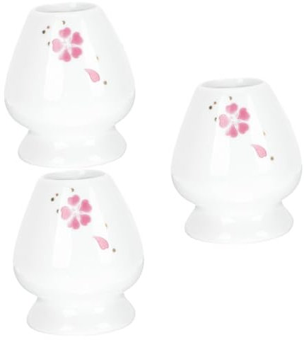 PRETYZOOM 3 Pz Strumenti Matcha Tazza da tè Giapponese Tazze in Ceramica per Il tè Abito Titolare Matcha Chasen Matcha chawan Stile Giapponese Impostare Forniture Artigianali Staffa attrezzo