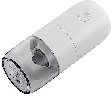 Kaffeemühle Elektrisch mit Keramik Kegelmahlwerk, Einstellbarer Grobheit Tragbare Wiederaufladbare Eine Berührung Elektrische Kaffeemühle 30g,Kaffeemühle Klein für Kaffeebohnen Nüsse (Weiß)