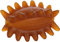 Flamingo Rubba Rugbyball - Braun, 12,5 x 7,5 x 7,5 cm, Robustes und Zahnpflegendes Hundespielzeug, Ideal für Labrador, Beagle, Border Collie, Zwergschnauzer usw.