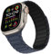 Suphart Correas Compatible con Correa Apple Watch 49mm 46mm 45mm 44mm 42mm, Correa Magnética de Silicona Suave para iWatch Ultra 2 Ultra SE Serie 10 9 8 7 6 5 4 3 2 1, Azul Negro
