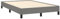 vidaXL Bettgestell, Polsterbett Bett mit Stützbeinen, Bettrahmen mit Lattenrost für Schlafzimmer, Doppelbett Schlafzimmerbett, Dunkelgrau 120x190cm Stoff