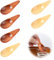 JRYGAC 6 Piezas Cucharas de Madera Pequeñas, Mini Cucharas de Madera de Natural Ecológicas, 6,5cm Cucharas de Madera Hechas a Mano Cucharas para Especias Cucharas para Sal Mermelada Azúcar Café Té