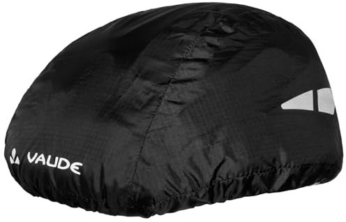 VAUDE Helmet Raincover Regenhut, Black Uni, One Size