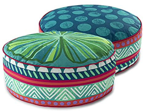 Bine Brändle - Dekokissen - Bunte Auswahl - Kissen mit Füllung - Mandalas - Bordürenliebe - Blüten - Blätter - Seerosenteich - Unterwasserwelt - Herzen - Monster - Regenbogen