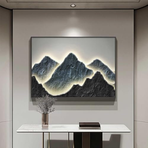 Generisch Verteilerkasten Gemälde Ausblenden Mode Stromzähler Box Dekoration Verstecken Gemälde Abdeckung Stromkasten Abdeckung Stromzähler Abdeckung Box Moderne Stromzähler Dekorativ,B,50 * 40CM