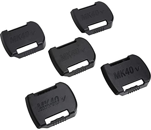 Battery Mount, Battery Organizer 5Pcs Lithium Battery Holder ABS Li‑Ion Battery Mount Storage Slot for Makita 40V