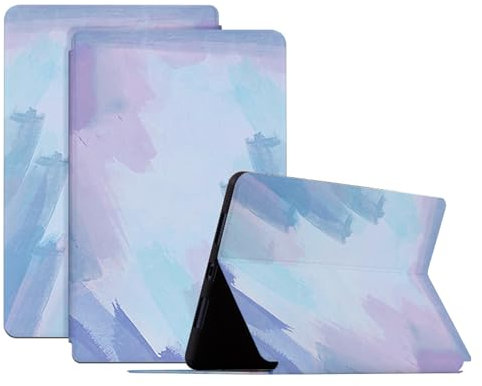 Genérico DayQiQiPu Funda para Samsung Galaxy Tab S2 SM-T810/T813/T815/T819 9,7 Pulgadas Acuarela Pintura Patrón PU cuer, Carcasa Tableta Flip de Soporte ultradelgada con Auto Reposo/Activación,05