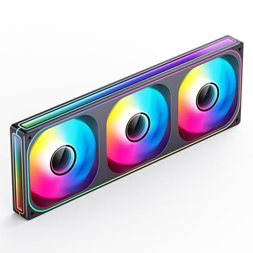 JONSBO ZB360B ARGB PC FAN,​Single-Frame Integral fan