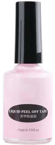 Liquid Latex For Nails | Cuticle Guard Polish Protector With Peel Off Tape | Nail Polish Corrector For Women