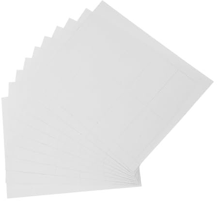 Uonlytech 10blätter Perforiertes Tear-resistant Kartonpapier Für Druck Von Visitenkarten Etiketten Und Grußkarten Blankokarten Für Tintenstrahldrucker Karten Pro Blatt