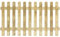 LoviStore Staccionata in Legno di Pino Naturale per Giardino, Recinzione Recinto Steccato a Doghe Impregnato in Autoclave, Divisorio Robusto e Resistente Alta Qualità (180x80 cm)