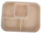 POPETPOP Piatto Divisorio Per Frigorifero Con 4 Scomparti Per Per Il Controllo Delle Porzioni In Pp Beige Riutilizzabile