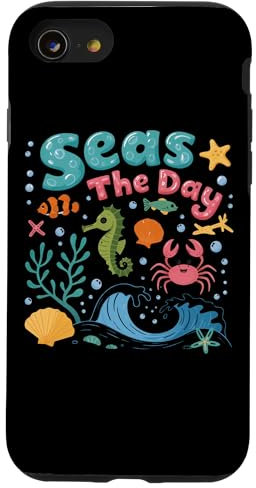 Seas The Day Marine Life Ocean Vibes Case for iPhone SE (2020) / 7 / 8