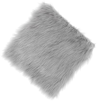 Zambuph Nail Art Photo Background Picture Backdrop Nail Art Accessories Beautiful and Vibrant Soft Fur, Grey