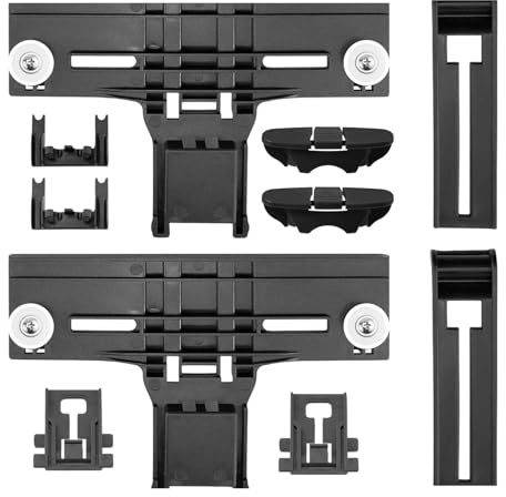 Wi8parts W10350375 W10712395 Dishwasher Top Rack Adjuster Compatible with Whirlpool WDTA50SAHZ0 W10195839 W10195840 10508950 W10250160 Kenmore 665 Dishwasher Top Rack Part, 10pcs