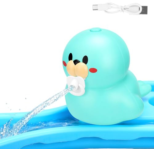 BTFO WasserTischPumpe, Wiederaufladbar Seelöwe WasserPumpe mit 3 Stunden Nonstop Spritz Hochleistungs BatterieBetrieben für Step 2 & Meisten Tische Zubehör Sommer Outdoor Spielzeug für Kinder