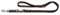 HUNTER BASIC Verstellbare Führleine für Hunde, beschichtetes Spaltleder, Kunstleder, witterungsbeständig, 1,3/200 cm, braun