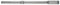 BOSCH HS1935 - Scalpello piatto SDS-max in acciaio R-Tec da 1 pollici