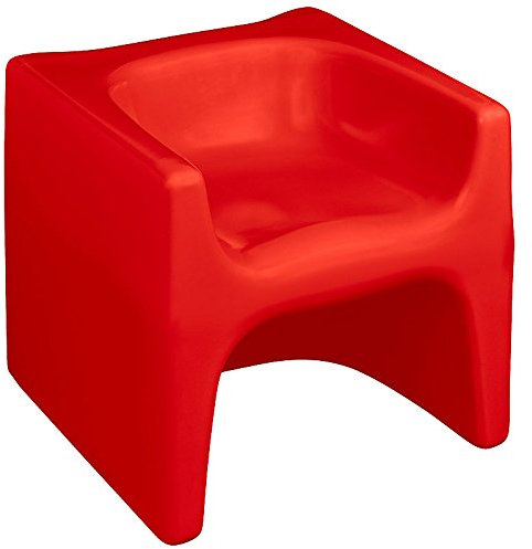 esku DADU Kinderhocker mit DREI Sitzhöhen für Innen- und Außenbereich | wetterfester Wendehocker für Kinder | kippstabil, abwaschbar, UV-stabil in vielen schönen Farben