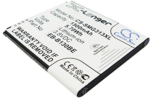 CS-SMG313XL Batterie 1500mAh compatibile con [Samsung] Galaxy Ace 4 3G, Galaxy Ace NXT, Style, J1 mini, J1 mini 2016 Duos, 2016 Duos 4G LTE, Mini Prime, Mini Prime Nxt, S 3, Trend 2, V, V Dual SIM, G
