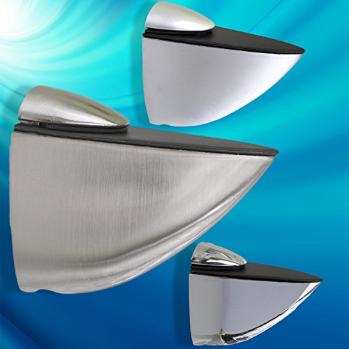 2 x REGALTRÄGER Regalbodenhalter Glasbodenhalter Tragkraft: 13 KG Glashalter Bodenträger