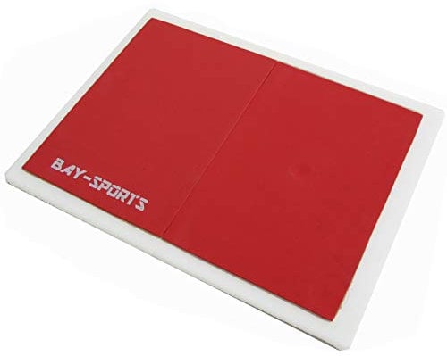 BAY® Bruchtest Bretter Wiederverwendbar - MITTEL ( ROT) - Kunststoff Mehrweg Kampfsport Brett neu Bruchtester Kalyeo Bruchtestbrett Bruchtestbretter leicht mittel stark schwer Schlagbrett Übungsbrett Karate Kickboxen Taekwondo Tae Kwon Do Muay Thai Budo mehrfach mehrmals verwendbar Kunststoffbrett Kunststoff Kinder Erwachsene