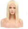 Mila 10/25cm Short Bob Echthaar Perücke Blond 613# Glatt Brazilian Virgin Hair 100% Human Hair Full Lace Wig 130% Dichte