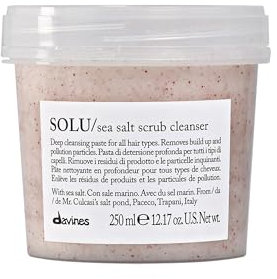 Davines Essential hair care Solu Sea salt scrub cleanser 250ml