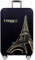 Kofferhülle Elastisch Kofferhülle Bambus Kohlefaser 18-32 Zoll Kofferschutzhülle Gepäck Cover Reisekoffer Hülle Kofferschutz Luggage Cover Gepäckabdeckung (Eiffelturm, M)