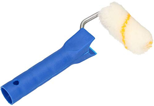 KOTARBAU® Farbroller Gelbfaden 70 mm mit Kunststoffgriff Farbwalze Pinsel Walzenbürste Rollerwalze Rollerpinsel für Anstricharbeiten und Renovierung