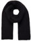 Superdry Womens Studios Luxe Knitted Scarf, Black, One Size