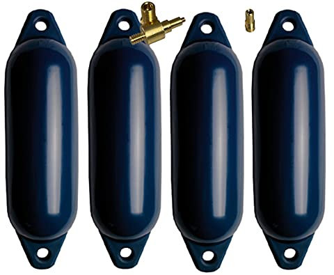 MOTIVEX Fenderset 4 Bootsfender (Navyblau, 62)