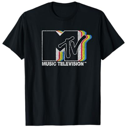 MTV Static Rainbow Logo T-Shirt