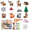 Select Zone DIY Kinder Nähset Nähspass Bastelset aus Filz Nähen Kinder ab 6 mit Stickgarn, Plastiknadeln und Schere
