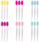 Doromy 18 Pack Silicone Exfoliating Lip Brush Lip Exfoliator Soft Lip Brush Double-Sided Lip Brushes Lip Scrub Brush Soft Cleaning Nose Brush Beauty Tool for Smoother Skin and Fuller Lip Appearance